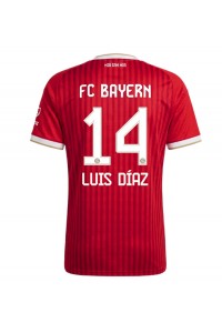 Bayern Munich Luis Diaz #14 Fotballdrakt Hjemme Klær Dame 2026-27 Korte ermer